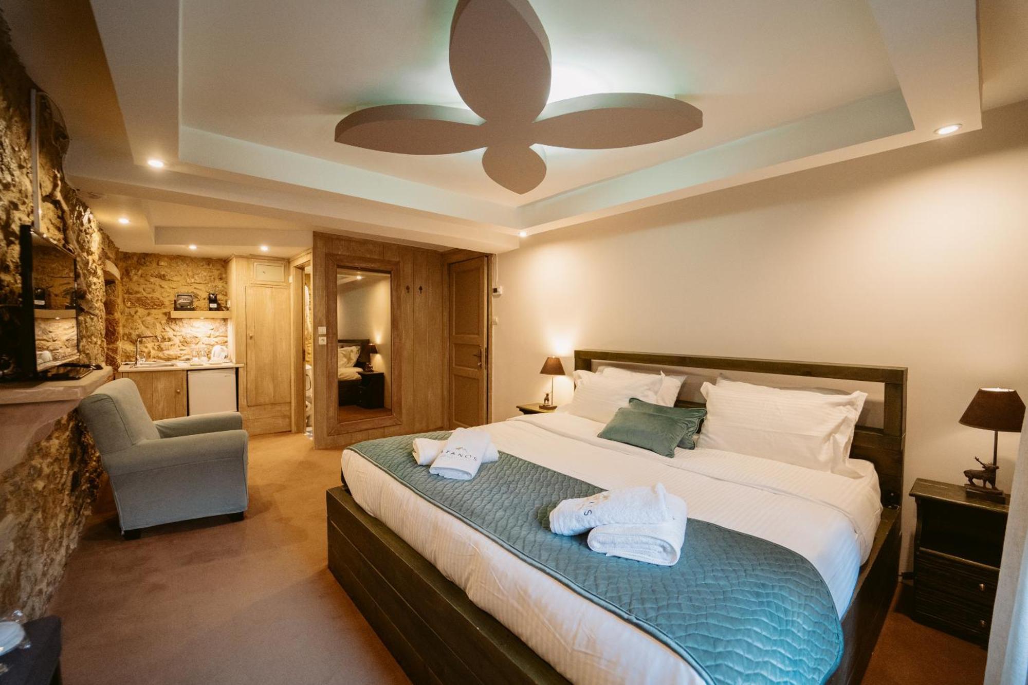 Afanos Guesthouse Aráhova Kültér fotó
