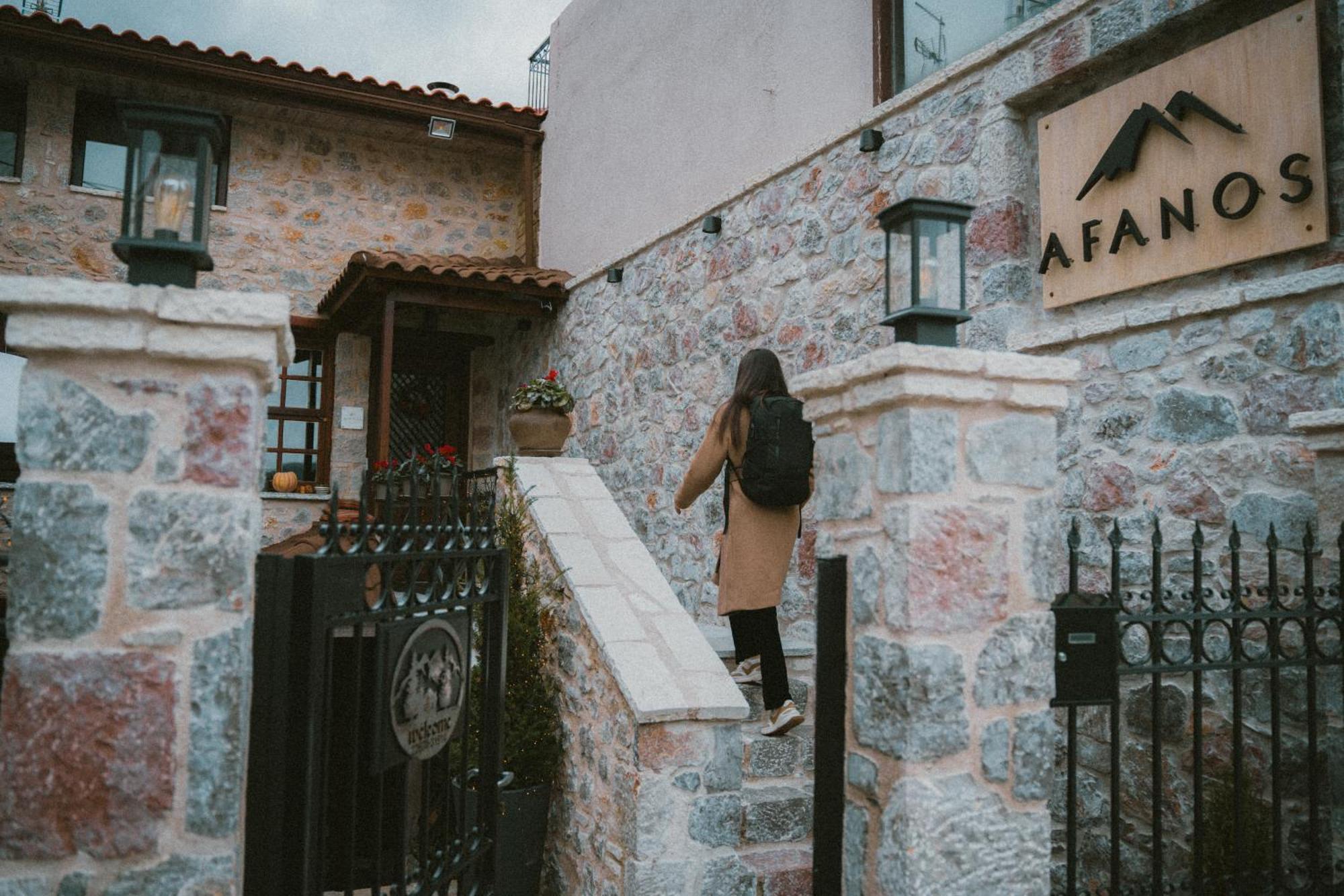 Afanos Guesthouse Aráhova Kültér fotó