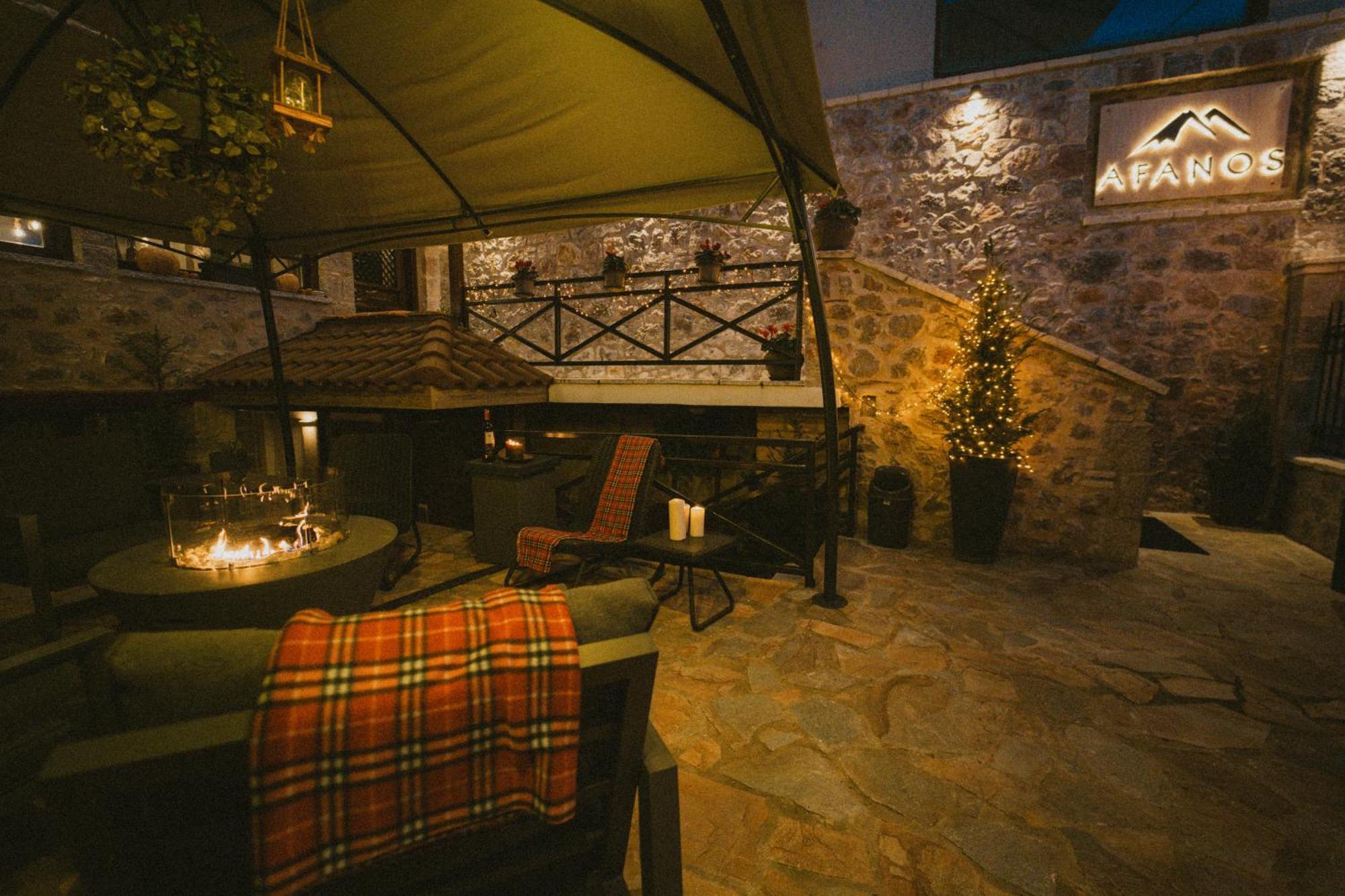 Afanos Guesthouse Aráhova Kültér fotó